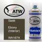 Preview: Saab, Ebony (Interior), WA167A: 400ml Sprühdose, von ATW Autoteile West.